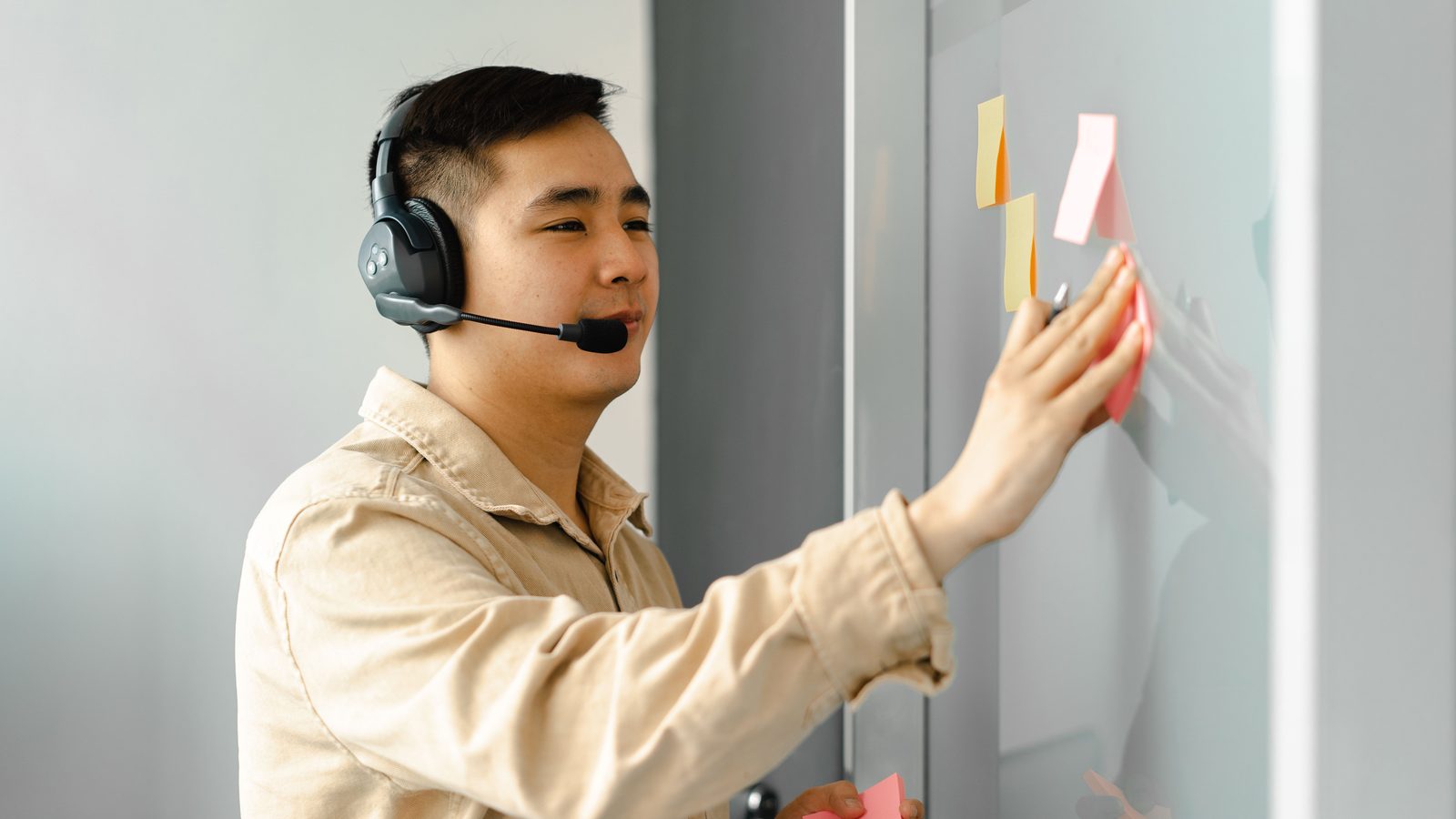 Organisation d'un workflow avec des notes adhésives